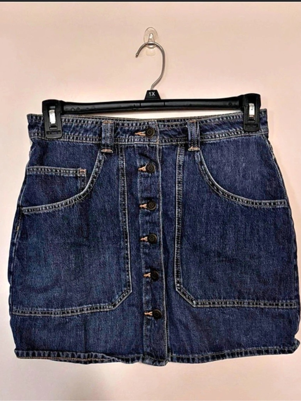 Old Navy Denim Mini Skirt Blue Size 6 Like New